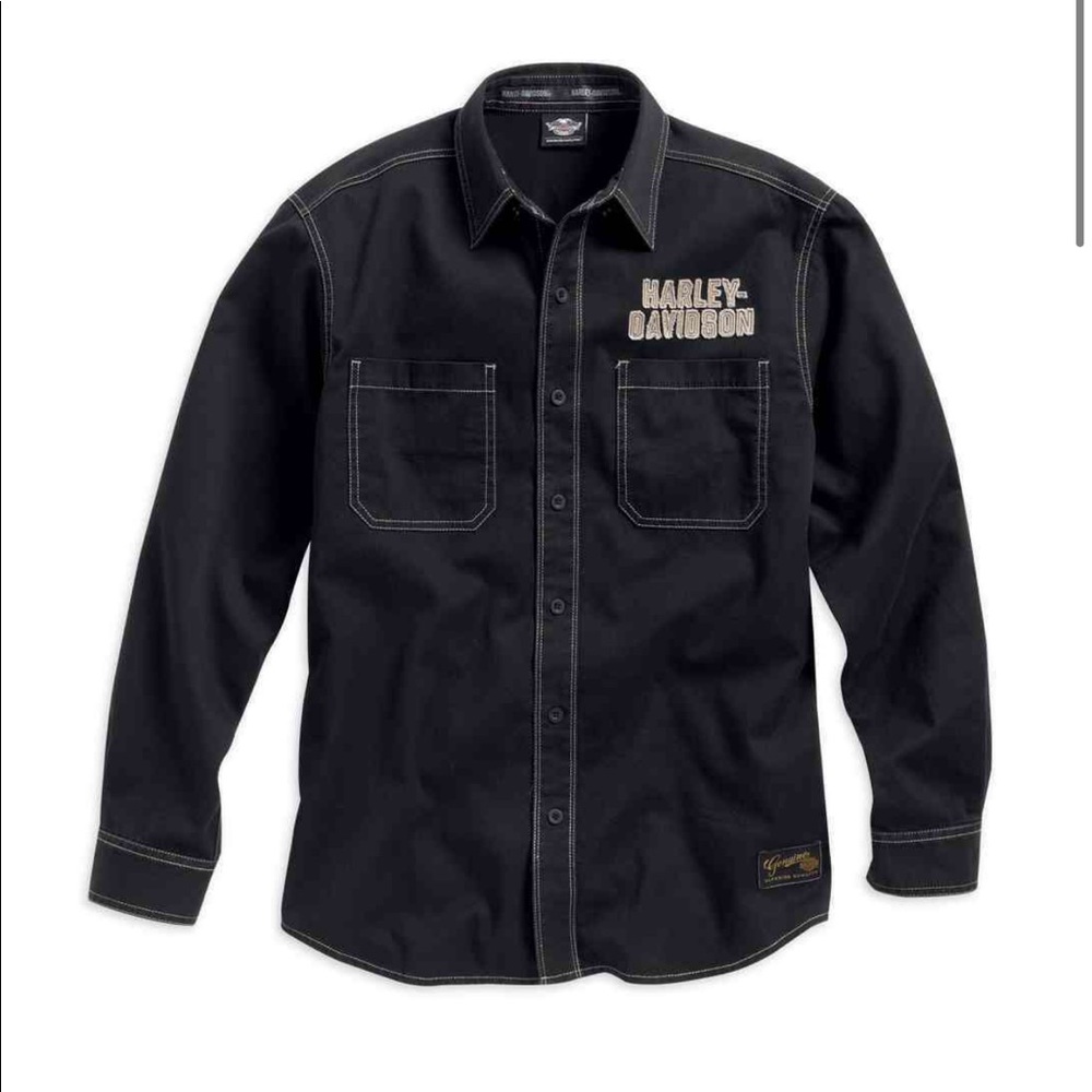 NWT Harley Davidson button-up long sleeve shirt